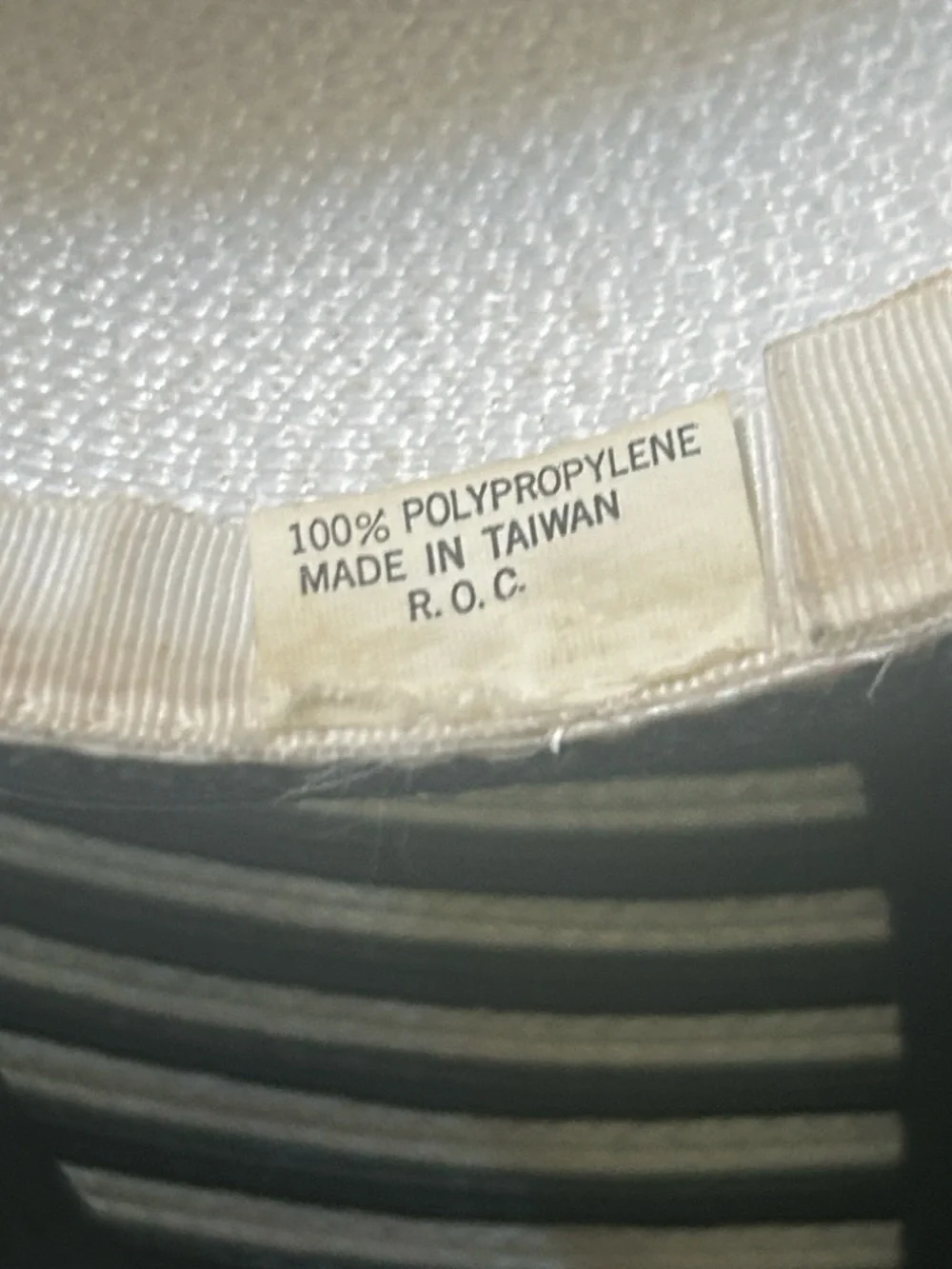 Vintage Black and White Saucer Derby Hat - Picture 12 of 13